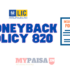 New Money Back Plan 821 (25 years)